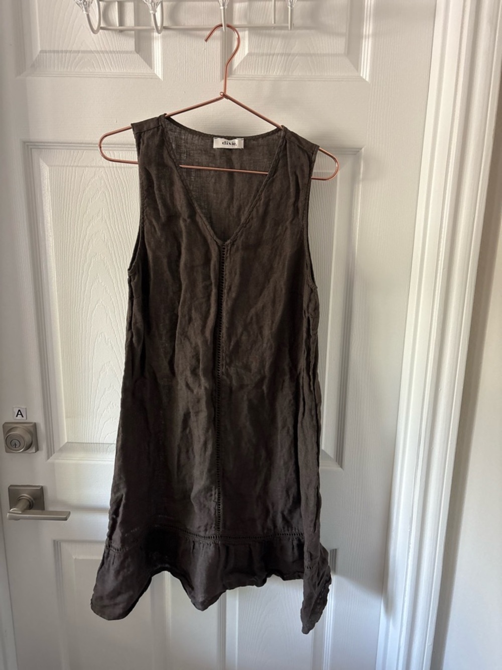 Dixie Italian Linen Sleeveless Shift Dress